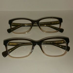 Olive Brown Coach Eyeglass Frame ONLY